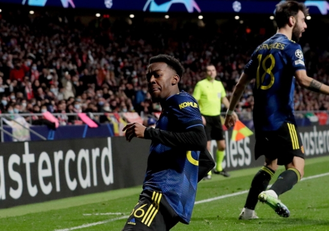 Atletico Madrid 1-1 Manchester United: Substitute Elanga snatches first-leg draw